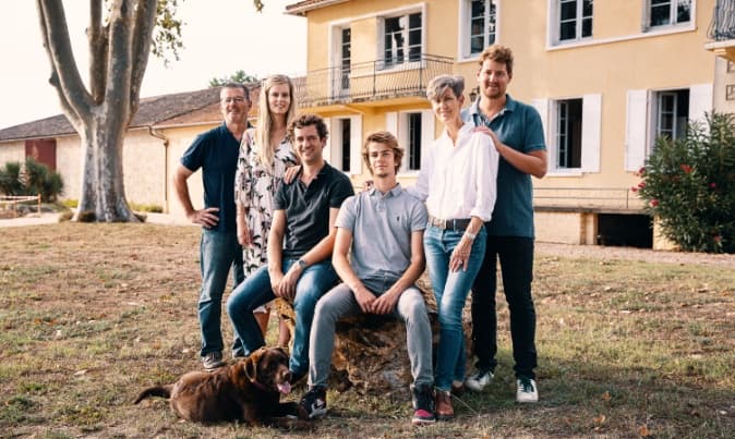 La famille Bardet, au domaine